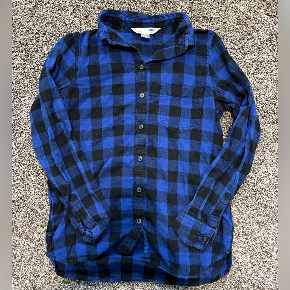Old navy buffalo plaid shirt - size xs